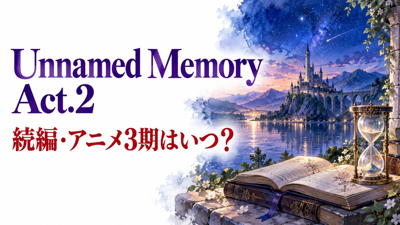 Unnamed Memory Act.2の続編情報を案内する当サイト制作のAIイメージ画像